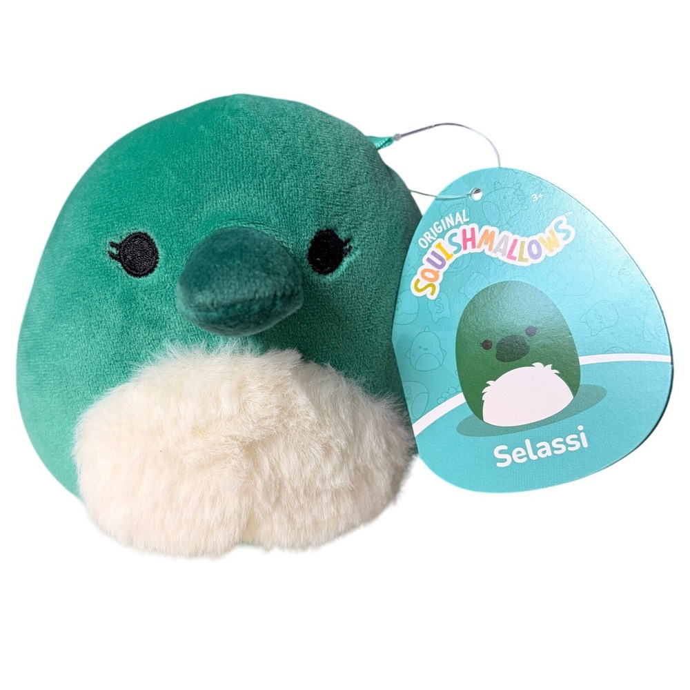 Squishmallows Selassi the Green Platypus 5 Inch Plush NWT Kellytoy 2023